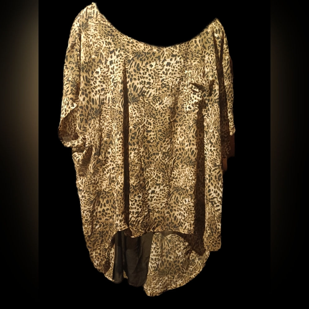 Rouge! Leopard Print Blouse